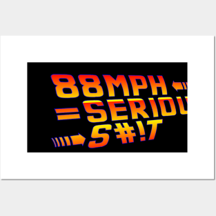 Back to the Future 88 MPH! Posters and Art